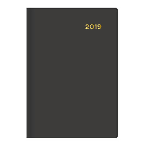 Belmont Black Pocket Diary 2019 A7 With Pencil WTV