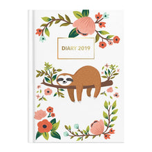 Milford Cute Sloth 2019 A5 Diary DTP