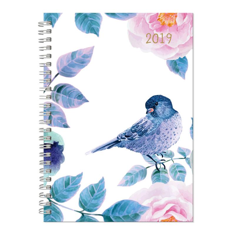 Cumberland Aspen Fashion Diary 2019 A5 DTP Blue Bird
